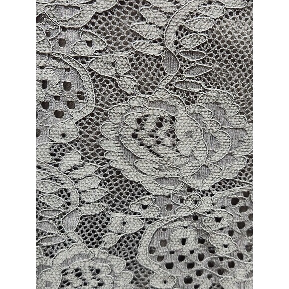 Nwt Cable & Gauge Olive Green Lace Mock Neck Long Sleeve Blouse, S - Picture 10 of 13